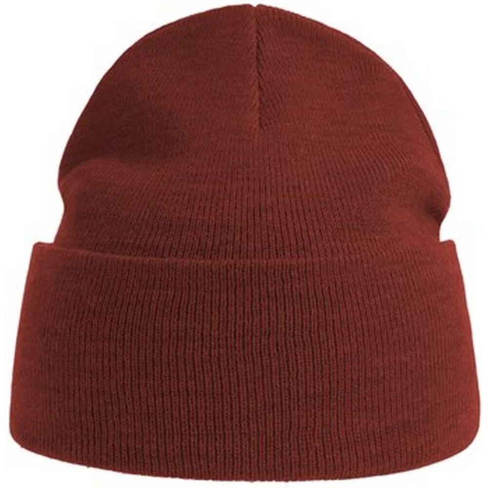 Atlantis Unisex Adult Pure Recycled Beanie / Rust